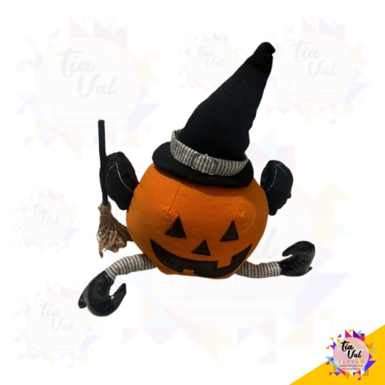 ABOBORA - HALLOWEEN - PELUCIA  - 30 X 30 CM