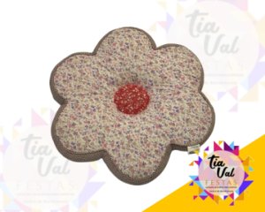 Foto de ALMOFADA FLOR (FLORZINHA BORDA BEGE)