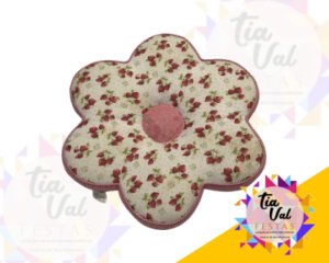 Foto de ALMOFADA FLOR (morango)