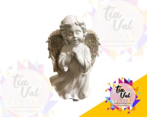 Foto de ANJO DOURADO / BRANCO EM PÉ REZANDO - EUCARISTIA - BATIZADO