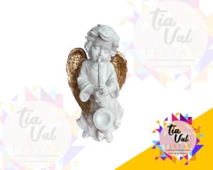 Foto de ANJO DOURADO C/ SAXOFONE 20 X 36