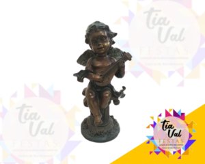 Foto de ANJO DOURADO C/ VIOLINO (GRANDE)