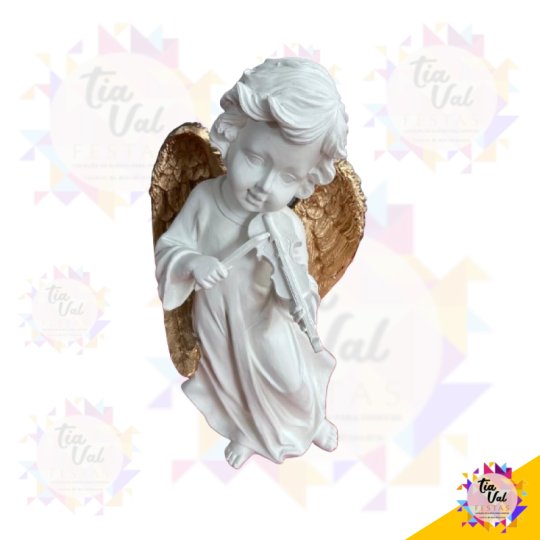 ANJO DOURADO VIOLINO 20 X 36