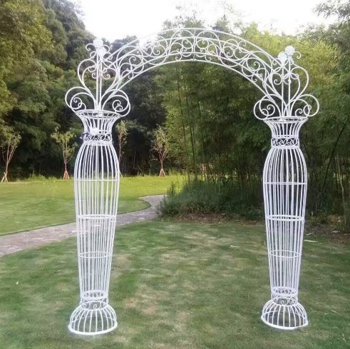 ARCO GARDEN METAL BRANCO 2,4 X 2,80 - DESMONTÁVEL