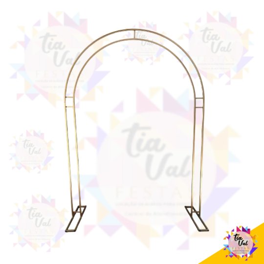 PAINEL ARCO ROMANO - DOURADO  1,71 X 2,39 - DESMONTÁVEL