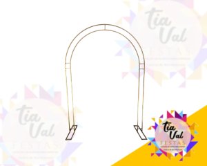 Foto de PAINEL ARCO ROMANO - DOURADO  1,71 X 2,39 - DESMONTÁVEL