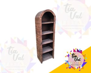 Foto de ESTANTE RUSTICA COLONIAL 1,75M