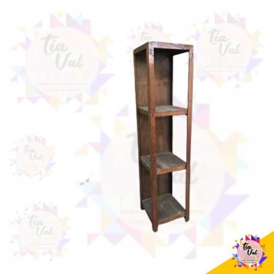 ESTANTE RUSTICA BEIRUTE  41 X 42 X1,80M