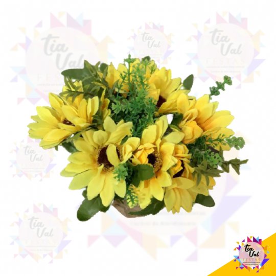 ARRANJO GIRASSOL (PP) S/ VASO