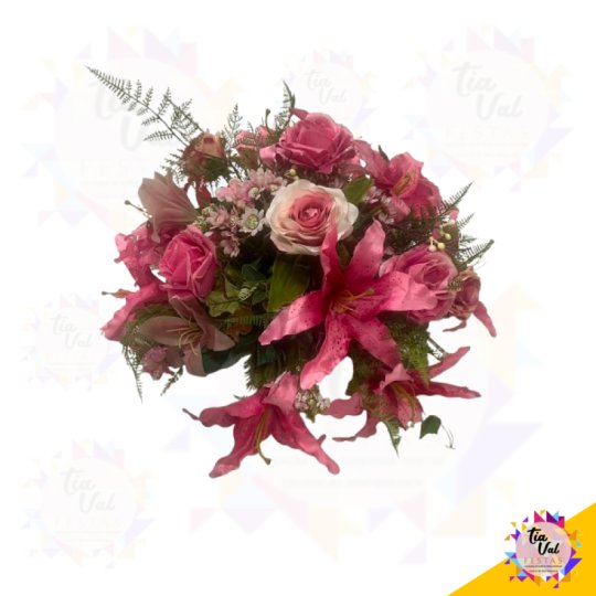 ARRANJO  ROSA ESCURO - ARTIFICIAL