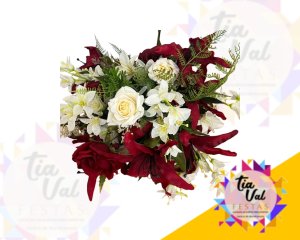 Foto de ARRANJO GRANDE VERMELHO (S/ VASO)