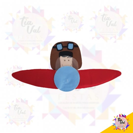 AVIÃO EM FELTRO (PEQUENO)