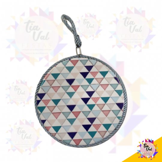 AZULEIJO REDONDO COLORIDO