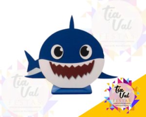 Foto de  BABY SHARK AZUL (MDF) PEQUENO