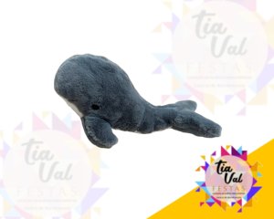 Foto de BALEIA CINZA 30 CM - PELUCIA - FUNDO DO MAR