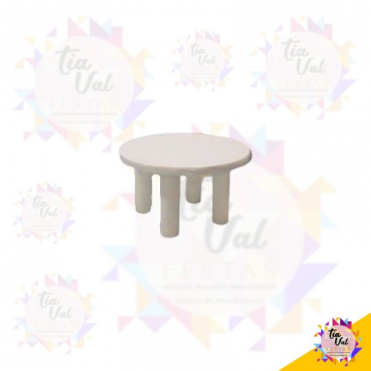 BANCO REDONDO PP BRANCO