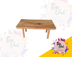 Foto de BANCO RUSTICO MADEIRA RETANGULAR  27 X 60