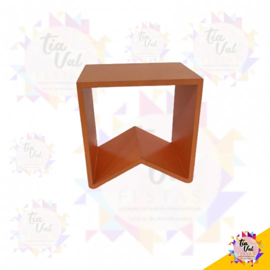BANDEIRA LARANJA MEDIA MDF- SAO JOAO