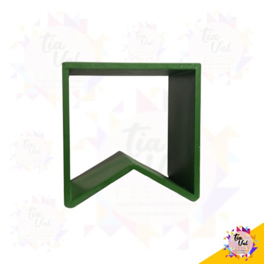 BANDEIRA VERDE MEDIA MDF - SAO JOAO