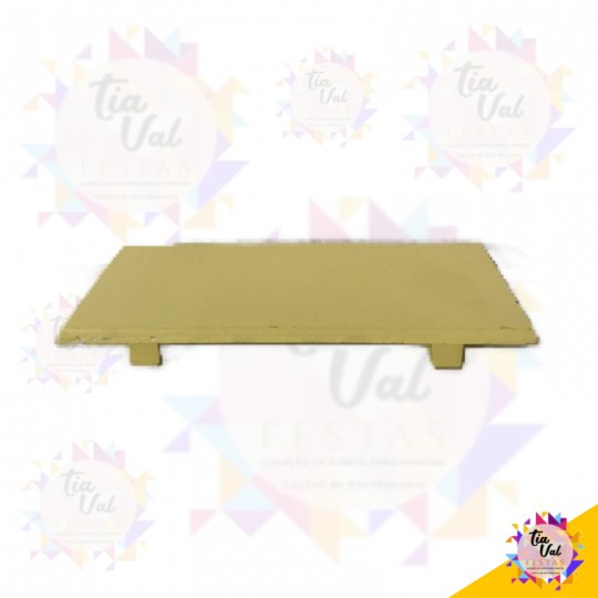 BANDEJA AMARELA MDF 30CMX15CM