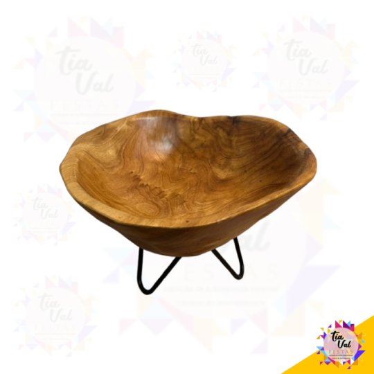 BANDEJA ORGANICA MADEIRA PÉ FERRO (FUNDA)