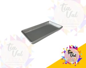 Foto de BANDEJA PRATA RETANGULAR - P 12 X 22