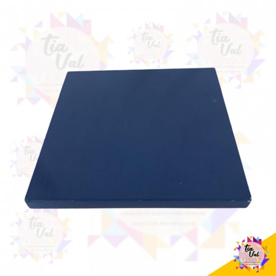 BANDEJA QUAD. AZUL ROYAL 20 X 20CM