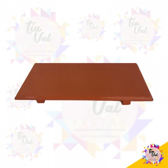 BANDEJA LARANJA MDF 30CMX15CM