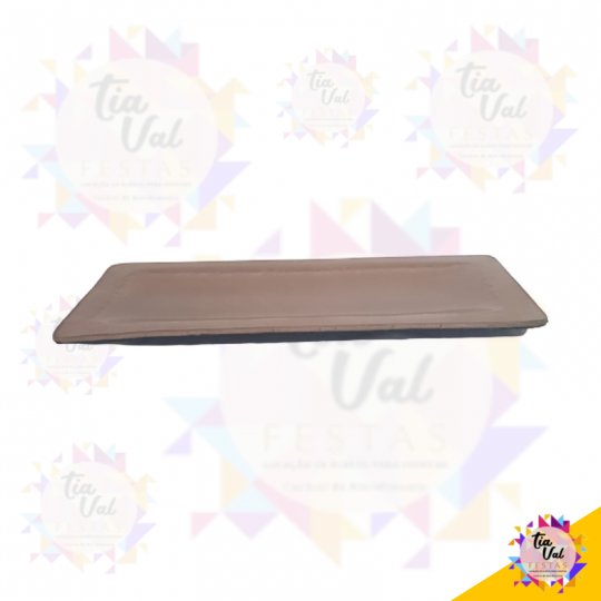 BANDEJA RET. ROSE G VIDRO 15,5 CM X 38 CM