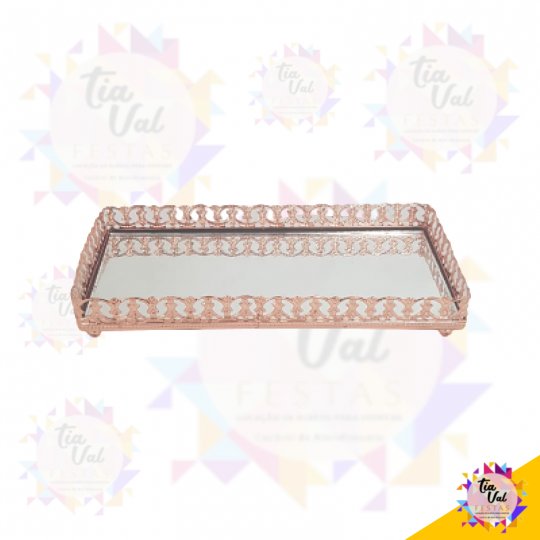 BANDEJA RET. ROSE GOLD (PEQUENA)10 X 20