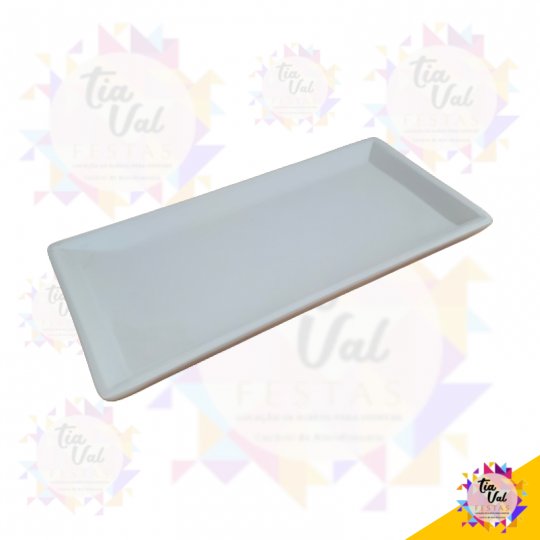 BANDEJA RETANGULAR BRANCO