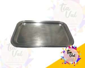 Foto de BANDEJA RET. SIMPLES INOX - GARÇOM - SEM TOALHA