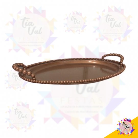 BANDEJA ROSE OVAL PÉROLA