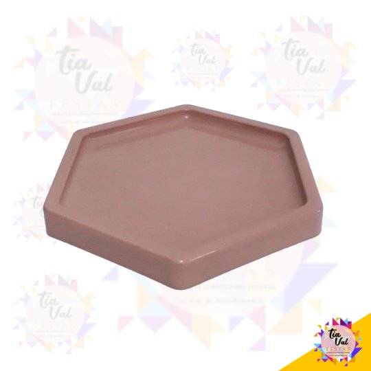 BANDEJA - SEXTAVADA - CAPUCCINO - 18 X 18 - MEDIA - PLASTICO