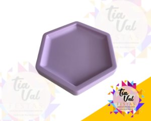 Foto de BANDEJA - SEXTAVADA - LILAS  - 15 X 15 - PEQUENA - PLASTICO