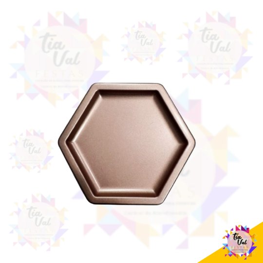 BANDEJA - SEXTAVADA - ROSE - 15 X 15 - PEQUENA - PLASTICO