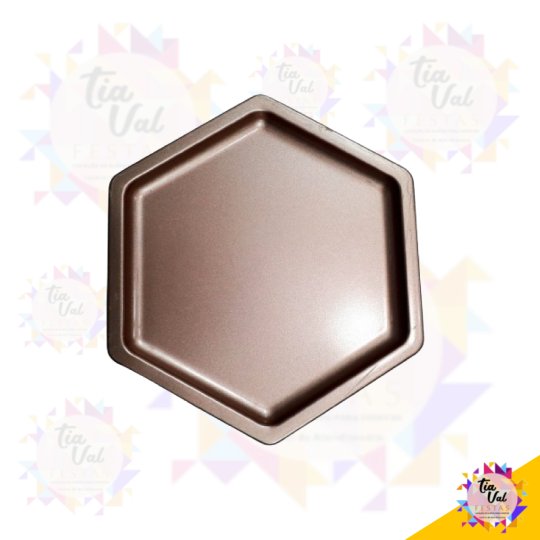 BANDEJA - SEXTAVADA - ROSE - 18 X 18 - MEDIA - PLASTICO