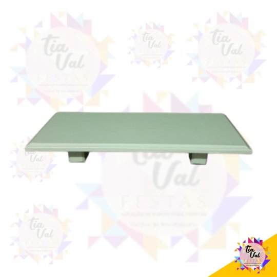 BANDEJA VERDE BEBE MDF 30CMX15CM