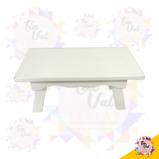 BANQUETA RET BRANCA MEDIA MDF
