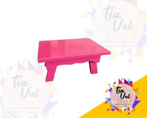 Foto de BANQUETA RET PINK - MDF - PEQUENA