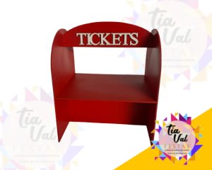 Foto de BANQUINHA VERMELHA DE TICKETS 