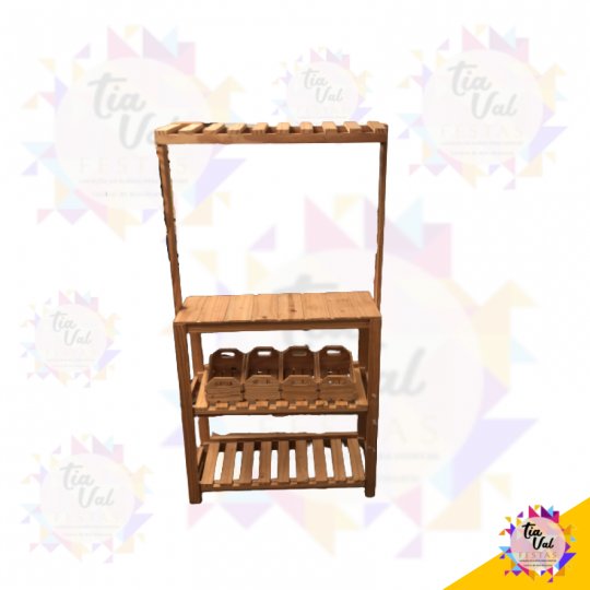 BARRACA DE PINUS COM 3 CAIXOTES - SAO JOAO