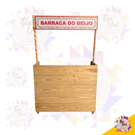 BARRACA EM PINUS - DESMONTAVEL - SAO JOAO - DECORAÇÃO NÃO ACOMPANHA