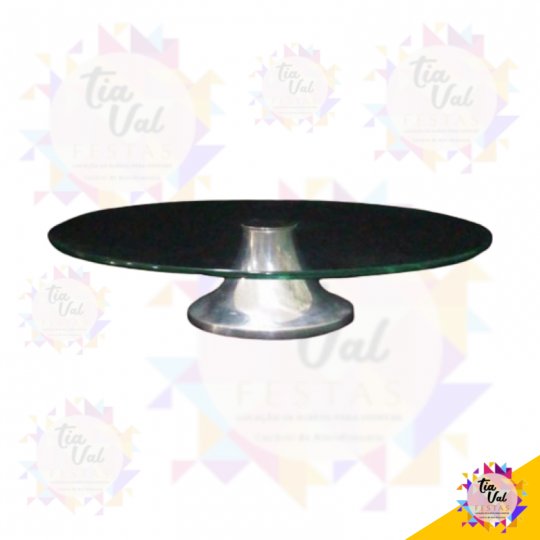 BASE P/ BOLO REDONDA WOLF (PE AÇO)