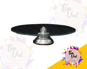 Foto de BASE PARA DOCES PRATA LISO (MÉDIO)