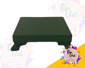 Foto de PORTA DOCE QUADRADA VERDE BANDEIRA C/ PE