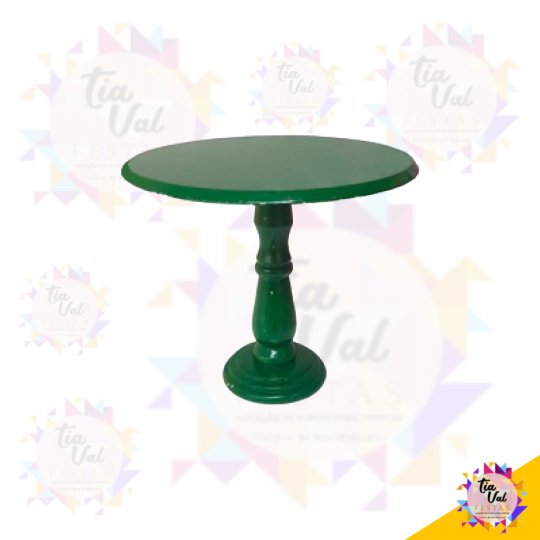 PORTA DOCES -VERDE BANDEIRA G - 28 CM X 27 CM - MDF