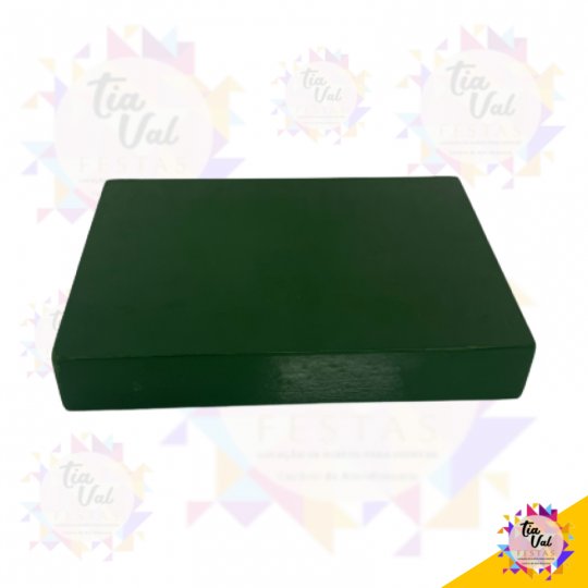 BASE RET. VERDE BANDEIRA 23 CM X 17 CM