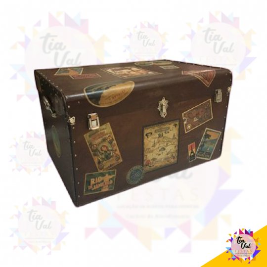 BAÚ VINTAGE RETRO GG