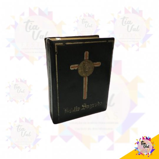 BIBLIA PRETA CRUCIFIXO